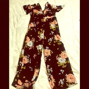 Floral Torrid Pant Romper!